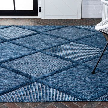 Salines Diamond Trellis Indoor/outdoor Area Rug